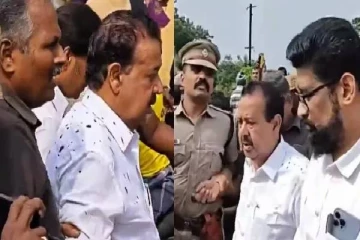 தமிழக அமைச்சர் மீது சேற்றை வீசிய மக்கள்.., வெள்ள பாதிப்பு குறித்து கேட்க சென்றபோது பரபரப்பு