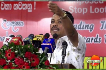 දිවුරුම් දෙද්දීම බිමට ඇදගෙන වැටුණු කඩුවෙල නගරාධිපති-[Video]