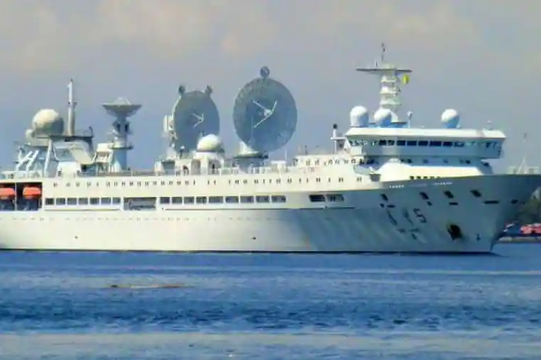 துறைமுக பகுதியை வட்டமிடும் சீன கப்பல்! | Chinese Ship Circling The Port Area