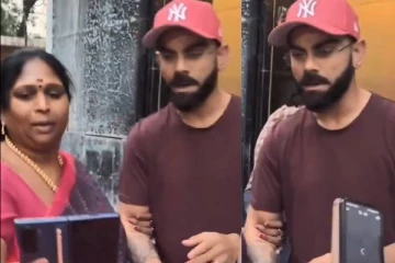 ஒரே இழுதான்..கிங் கோலிக்கே இந்த நிலையா? செல்ஃபிக்காக ஒரு பெண் செய்த செயல்..