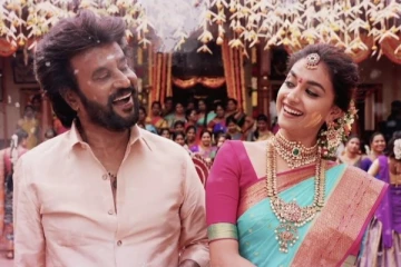 கீர்த்தி சுரேஷூக்கு கல்யாணம் - ஆடிப்பாடும் ரஜினி, மீனா, குஷ்பு