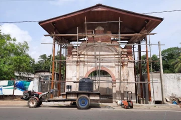 இறுதிக்கட்டத்தை எட்டியுள்ள நல்லூர் சங்கிலியன் தோரண வாயில்