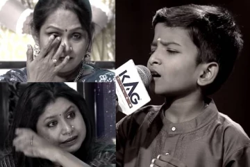 சரிகமப லிட்டில் சாம்ஸ் 4 அரங்கை கண்ணீரில் உருக வைத்த திவினேஷ்!! வைரலாகும் வீடியோ..