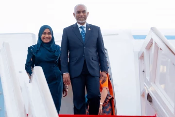 රාජ්‍ය ගෞරව මැද මාලදිවයින් ජනාධිපති පිළිගැනීමේ නිල උත්සවය අද