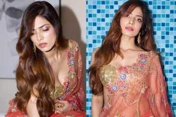 நடிகை மாளவிகா மோகனன் ட்ரான்ஸ்பரென்ட் சேலையில் ஹாட் போஸ்