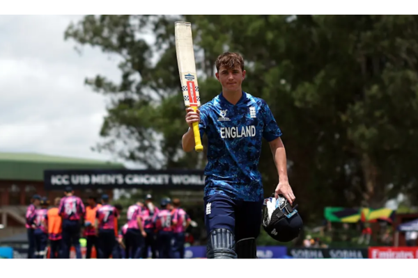 U19 உலகக்கிண்ணம் - 191 ஓட்டங்கள் குவித்து வரலாறு படைத்த இங்கிலாந்து வீரர் | Ben Mayes 191 Highscore For England At U19 Wc