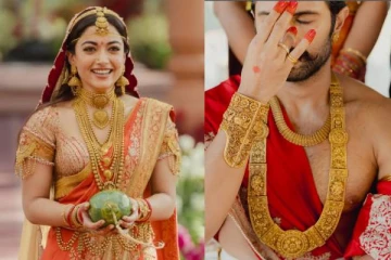 திருமணத்தின் போது ராஷ்மிகா மந்தனா அணிந்த தங்கநகைகள்!! இத்தனை கோடிகளா..