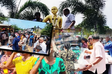 விடுதலை போராளி பொன்.சிவகுமாரின் சிலைக்கு அருகில் முள்ளிவாய்க்கால் நினைவேந்தல்