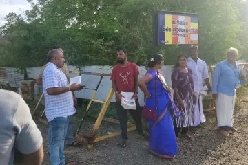 சட்டவிரோதமாக அமைக்கப்பட்ட தையிட்டி திஸ்ஸ விகாரைக்கு எதிரான போராட்டம் ஆரம்பம்