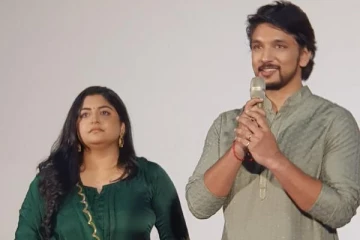 திருமணத்திற்கு முன்பு பத்திரிக்கையாளர்களை சந்தித்த கௌதம் கார்த்திக் - மஞ்சிமா மோகன்