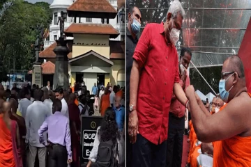 தலதா மாளிகை வளாகத்தில் தேரர்கள் பேரணி: ஞானசார தேரரின் காவியுடை அகற்றல் விவகாரத்துக்கு தொடர் கண்டனம்