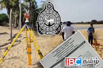 யாழ் - வடமராட்சியில் கடற்படையினர் காணி அளவீடு : கிளம்பியுள்ள எதிர்ப்பு