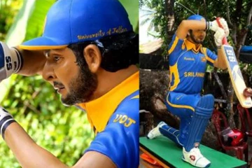 யாழ் பல்கலைக் கழகத்திற்காக சங்ககாரவின் சிலை