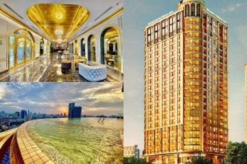 உலகின் முதல் தங்க முலாம் பூசப்பட்ட விடுதி : எங்குள்ளது தெரியுமா...!