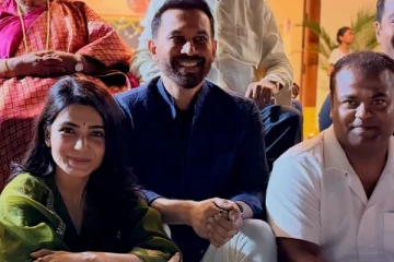 புதிய வீட்டில் காதலருடன் தீபாவளி கொண்டாடிய சமந்தா.. புகைப்படத்தை பாருங்க