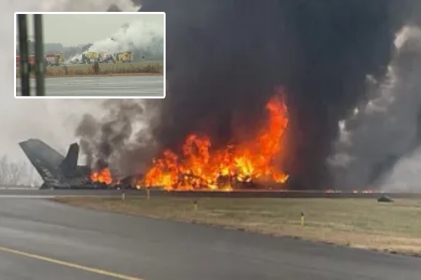 2000 அடி உயரத்தில் பறந்த விமானம்: தரையில் விழுந்து நொறுங்கியதில் 7 பேர் உயிரிழப்பு | Plane Crash At Us North Carolina 7 Dead