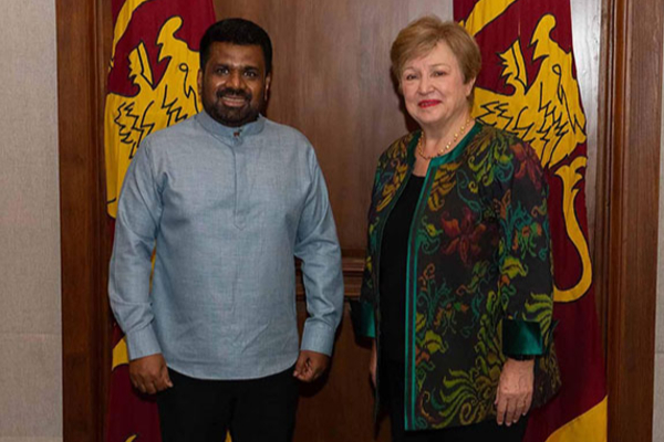 IMF பணிப்பாளர் - ஜனாதிபதி அனுர சந்திப்பு | Imf Chief Kristalina Georgieva Meets Anura Kumara