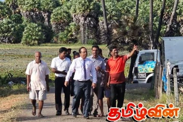 முல்லைத்தீவு - அளம்பில் அந்தோணியார் ஆலயத்திற்கு மாவட்ட அரசாங்க அதிபர் கள விஜயம்