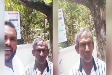 கூலி தொழிலாளியை கடுமையாக தாக்கிய கிராம சேவகர்(Video)