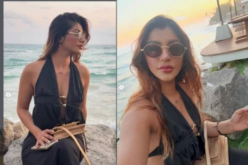 இலங்கை பீச்சில் காத்துவாங்கும் நடிகை யாஷிகா ஆனந்த்..புகைபடங்கள்..