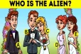 Puzzle iq test: படத்தில் உள்ளவர்களில் யார் வேற்றுகிரகவாசி? 5 விநாடிகளில் கண்டுபிடிங்க