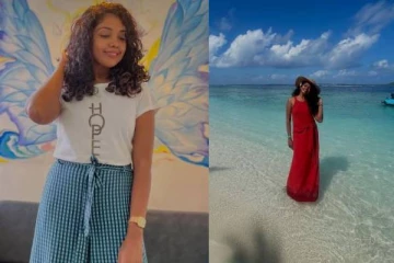 மாலத்தீவில் நீச்சல் குளத்தில் பிக்பாஸ் புகழ் ரித்விகா வெளியிட்ட போட்டோஸ்... செம வைரல்