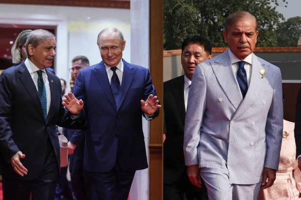Shehbaz Sharif/Vladimir Putin