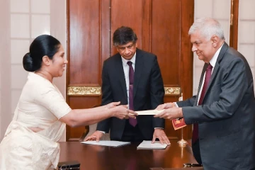 பெண்கள் மற்றும் சிறுவர் விவகார இராஜாங்க அமைச்சராக சீதா அரம்பேபொல பதவிப் பிரமாணம்