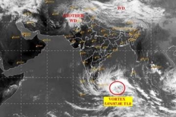 இலங்கைக்கு தென்கிழக்கே காற்றழுத்த தாழ்வுநிலை - கன மழைக்கும் சாத்தியம்