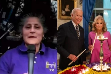 விண்வெளியில் இருந்து தீபாவளி வாழ்த்து கூறிய சுனிதா வில்லியம்ஸ் (வீடியோ)