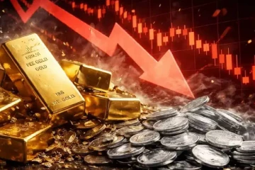 சர்வதேச சந்தையில் புதிய மாற்றம் ; மீண்டும் தங்கம் மற்றும் வெள்ளியின் விலைகளில் வீழ்ச்சி