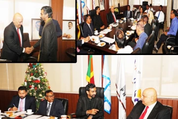 உலக வங்கி தூதுக்குழுவினருக்கும் ஜீவன் தொண்டமானுக்கும் இடையில் விசேட சந்திப்பு(Photos)