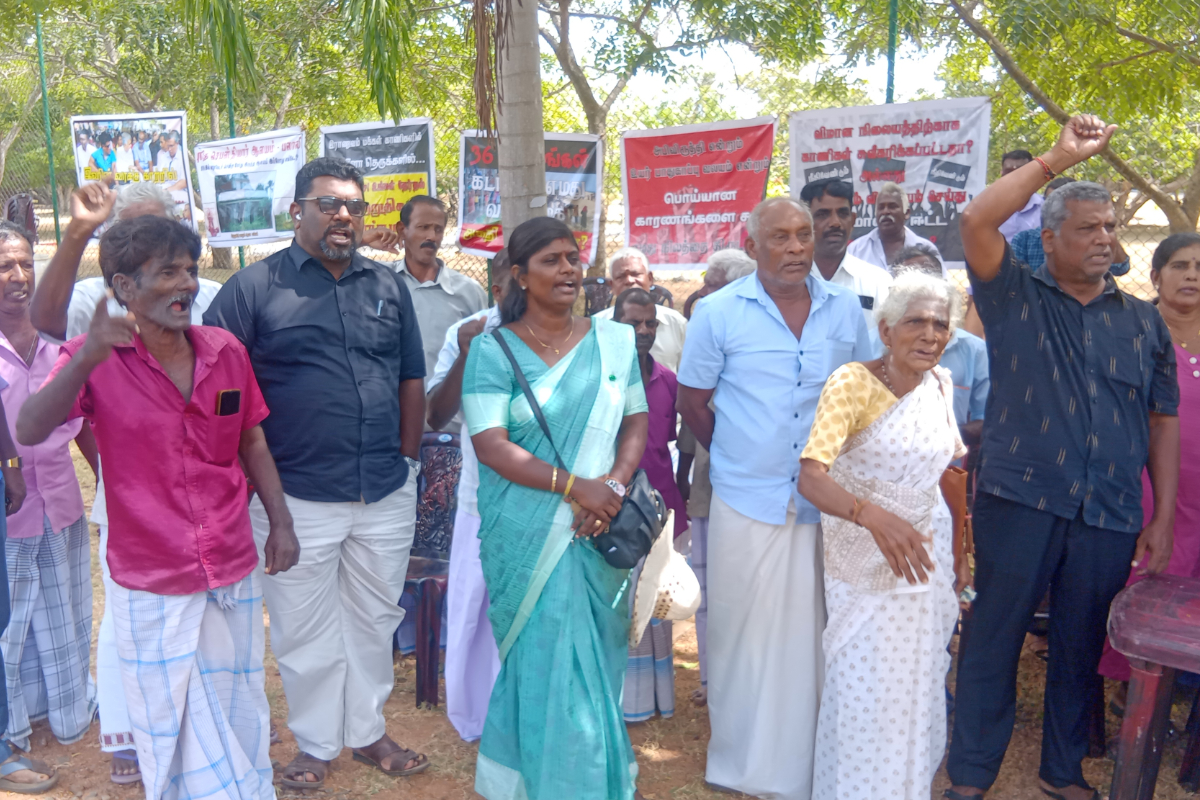 யாழ் உயர் பாதுகாப்பு வலய காணிகளை விடுவிக்கக் கோரி தொடரும் போராட்டம் | Protest For High Security Zone Lands Release