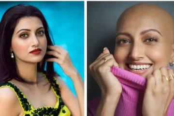 நான் ஈ திரைப்பட நடிகை மொட்டை தலையுடன் வெளியிட்ட அதிர்ச்சி தகவல்