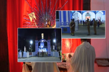 மட்டக்களப்பில் பலத்த பாதுகாப்புடன் ஈஸ்டர் ஆராதனை வழிபாடுகள்! குவிக்கப்பட்ட பொலிஸார் - விமானப்படையினர்