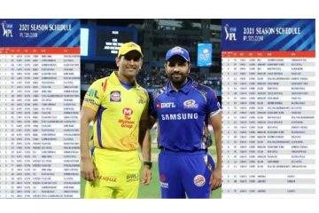 ஐபிஎல் மீண்டும் ஆரம்பம்! வெளியான முழு அட்டவனை: முதல் போட்டியில் CSK-MI மோதல்