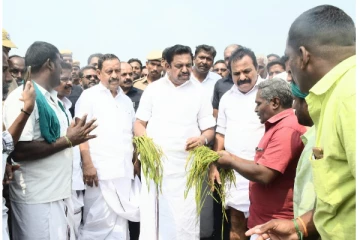 கனமழையால் பாதிக்கப்பட்ட மயிலாடுதுறை மாவட்டம் - இபிஎஸ் நேரில் ஆய்வு