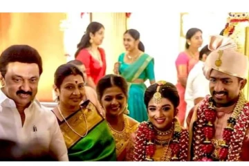 கலைஞரின் மூத்த மகள் செல்வி பேத்தி திருமணம்: குடும்பத்துடன் பங்கேற்று வாழ்த்திய ஸ்டாலின்
