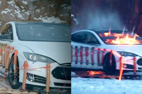 ‘’எனக்கு அந்த காரே வேண்டாம்  '' டெஸ்லா காரை டைனமைட் வைத்து தகர்த்த நபர்  ‘’  -  ஷாக்கான எலான் மஸ்க்! - தமிழ்நாடு