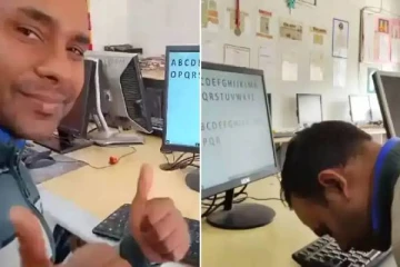 மூக்கை கொண்டு வேகமாக தட்டச்சு.., உலக சாதனை படைத்த இந்தியர்!