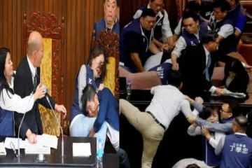 நாடாளுமன்றத்தில் அடிதடி; எம்.பிக்கள் இடையே கடுமையான சண்டை - பதைபதைக்கும் காட்சி!