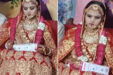 மணமகனின் நண்பர்கள் கொடுத்த பரிசு: திறந்து பார்த்ததும் தூக்கியெறிந்த மணமகள்- வைரல் வீடியோ