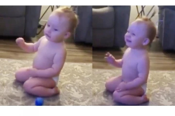 கண் இமைக்கும் நேரத்தில் இந்த குழந்தை செய்த செயலைப் பாருங்க - மெய்சிலிர்த்துடுவீங்க... வைரல் வீடியோ