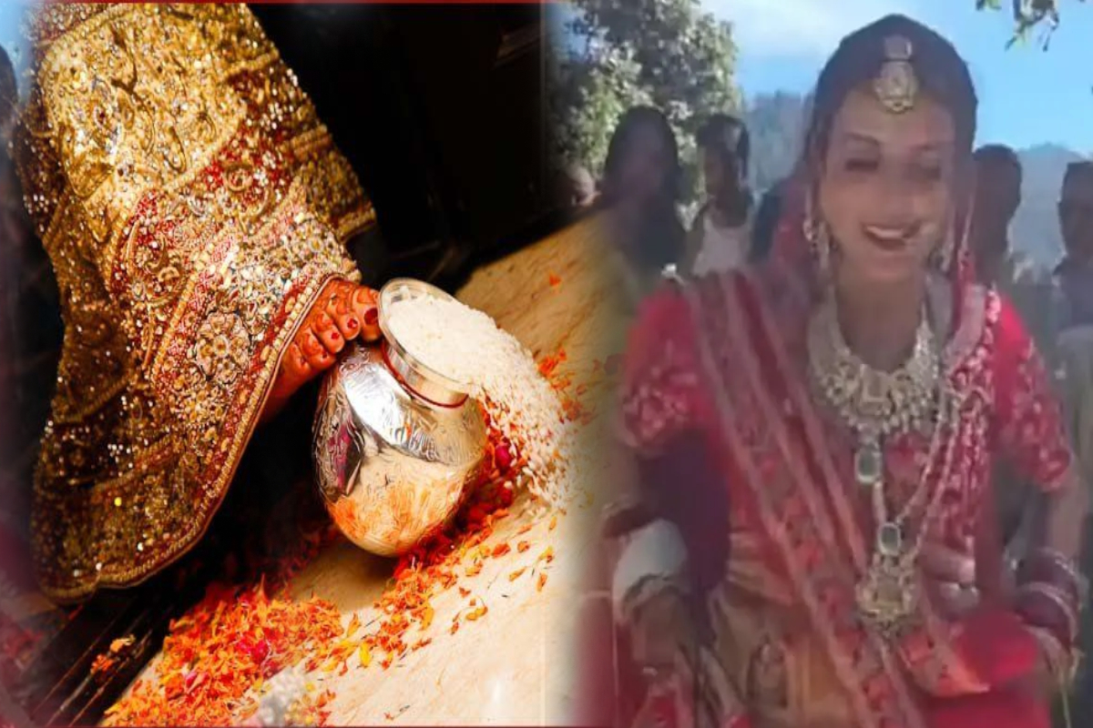 கணவர் வீட்டிற்கு 3 மணி நேரம் நடந்து சென்ற புது மணப்பெண்; காரணம் இதுதான்! | An Uttarakhand Bride Named Sharmila Went Viral கணவர் வீட்டிற்கு 3 மணி நேரம் நடந்து சென்ற புது மணப்பெண்; காரணம் இதுதான்! | An Uttarakhand Bride Named Sharmila Went Viral