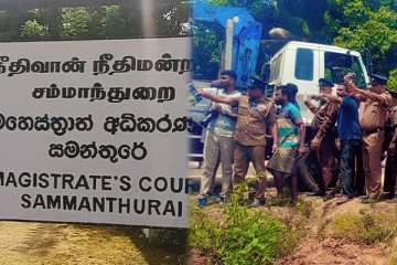 வீரமுனை கிராம நுழைவாயில் வளைவு விவகாரம் : நீடிக்கப்பட்ட தடையுத்தரவு