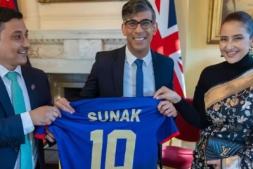 பிரதமர் ரிஷி சுனக்கைச் சந்தித்த நடிகை மனிஷா கொய்ராலா!