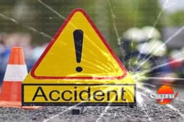 බස් රථ දෙකක් රේස් ගිහින් අනතුරක් - ගංජා පානයට ඇබ්බැහි වූ රියදුරෙක් අත්අඩංගුවට