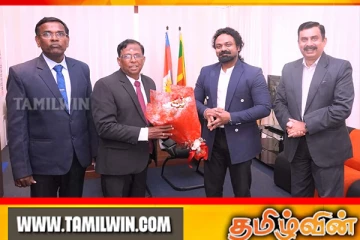 வடக்கின் புதிய ஆளுநர் வேதநாயகனுக்கு இந்தியத் துணைத் தூதர் நேரில் வாழ்த்து