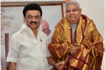 குடியரசு துணைத் தலைவருடன் முதலமைச்சர் மு.க.ஸ்டாலின் சந்திப்பு