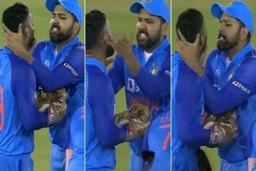 தினேஷ் கார்த்திக்கின் கழுத்தை நெறித்த ரோகித் : நடந்தது என்ன?